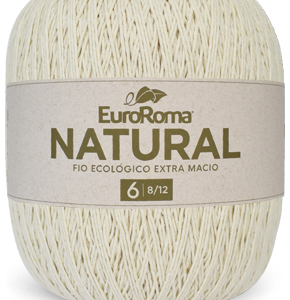 Barbante EuroRoma Natural Nº 6 (8/12) – Cru