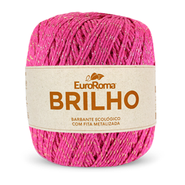 Barbante EuroRoma Brilho Ouro Nº 6 400g 406m